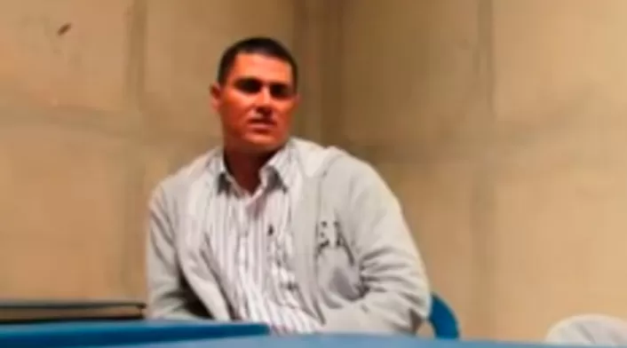 Juan Guillermo Monsalve, el 16 de septiembre de 2011 en la cárcel de Cómbita, en Boyacá