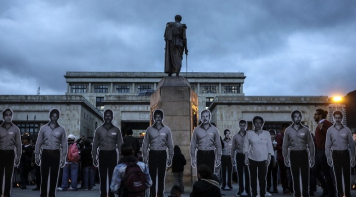 No cesan las protestas por el asesinato de líderes sociales.