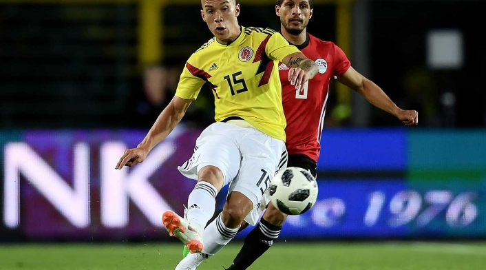 Matheus Uribe con la Selección Colombia Matheus Uribe con la Selección Colombia