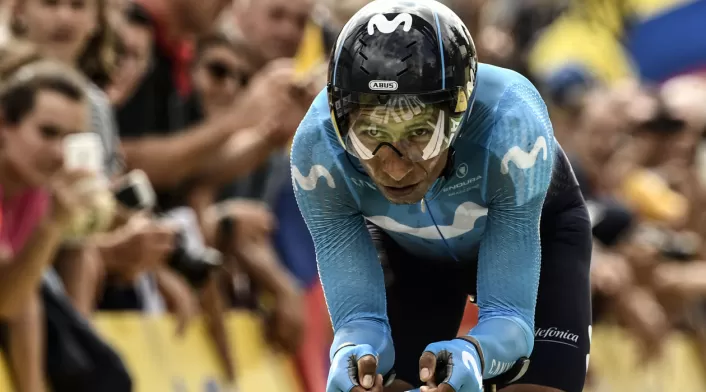 Nairo Quintana, ciclista del Movistar