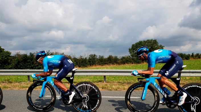 Nairo entrenando en Francia de cara al Tour