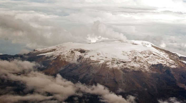Volcán Nevado del Ruiz.