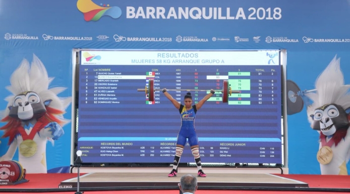 Karool Blanco ganó oro en Levantamiento de Pesas