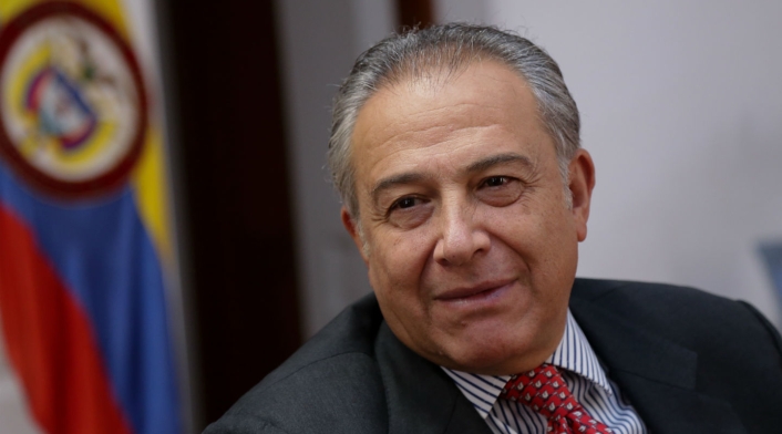 El general (r) Óscar Naranjo, saliente vicepresidente de la República