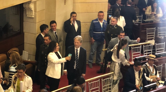 Antanas Mockus y Ángela María Robledo trabajaron juntos durante la administración del exalcalde de Bogotá