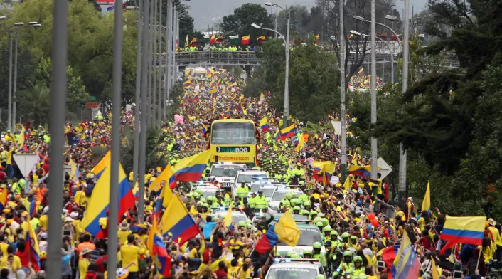 Se espera un recibimiento similar al que tuvo la Selección tras su participación en el Mundial de Brasil Se espera un recibimiento similar al que tuvo la Selección tras su participación en el Mundial de Brasil