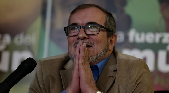 Rodrigo Londoño, máximo comandante de la colectividad de las Farc