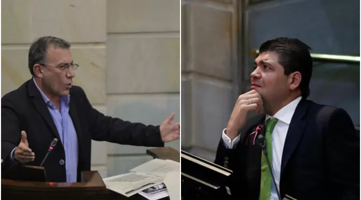 Roy Barreras y Juan Diego Gómez, congresistas