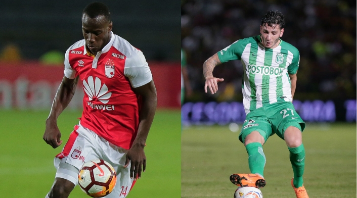 Santa Fe y Nacional se enfrentan en El Campín de Bogotá