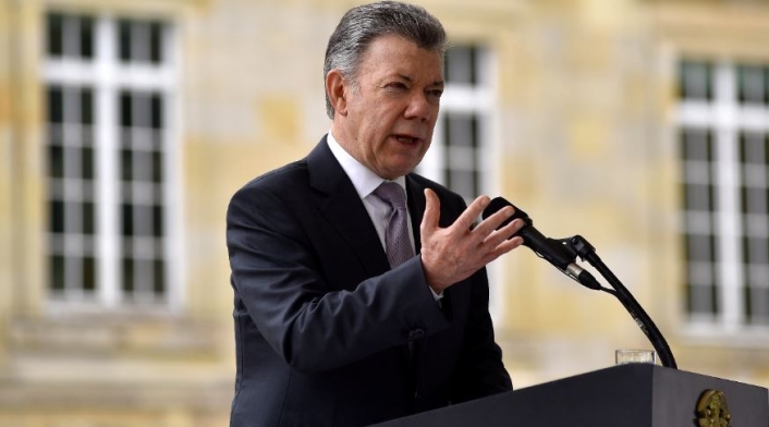 El presidente Juan Manuel Santos.