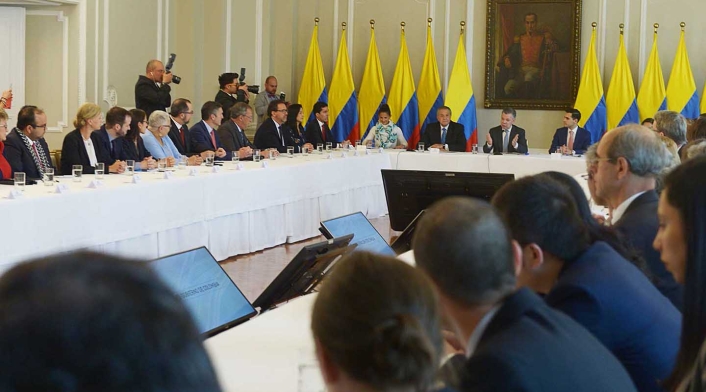 El presidente Santos hizo un balance de la implementación de los acuerdos con las Farc El presidente Santos hizo un balance de la implementación de los acuerdos con las Farc
