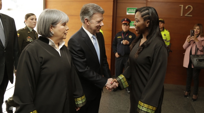 El presidente Santos asistió a sesión extraordinaria de la JEP