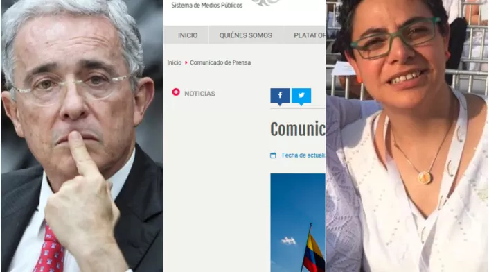 El expresidente Álvaro Uribe, el comunicado de RTCV y Tatiana Duplat