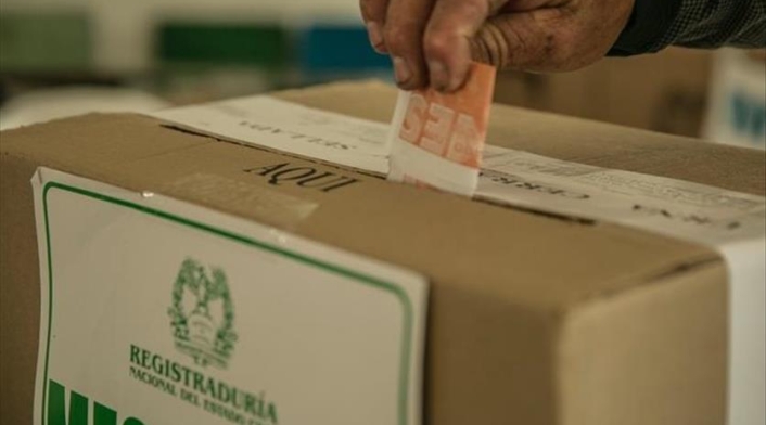 Votación Registraduría Nacional.