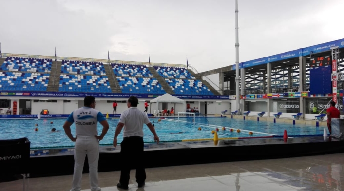 Suspende competencia por fuertes lluvias