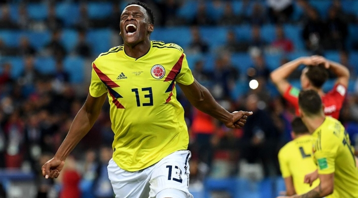 Yerry Mina fue el goleador de Colombia en el Mundial de Rusia