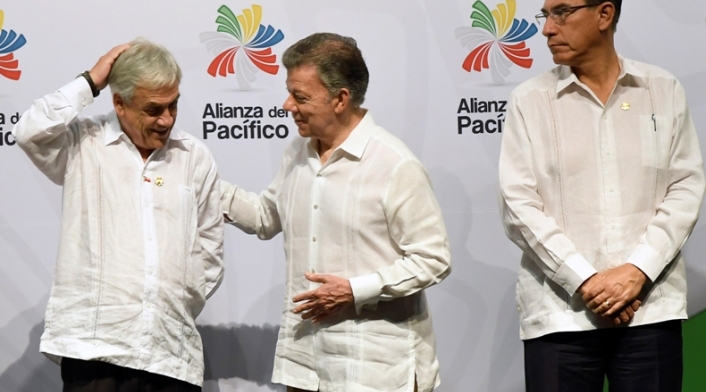 Presidente Santos en Cumbre Alianza Pacífico
