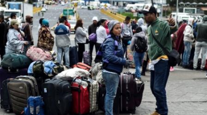 Venezolanos migrantes