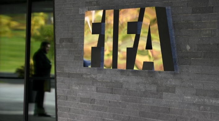 El logo oficial de La FIFA en Suiza