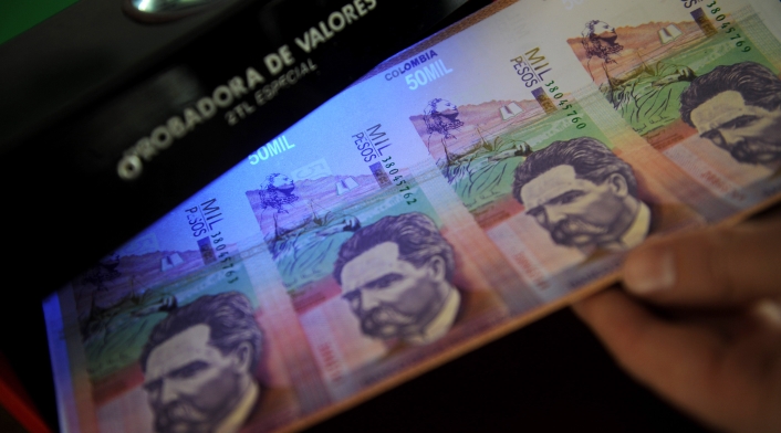 Billetes colombianos