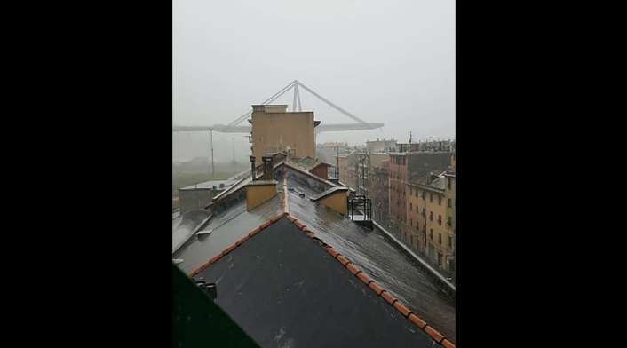 Derrumbe de puente en Italia