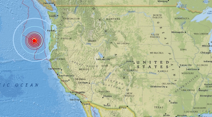Sismo sacudió Oregon, Estados Unidos