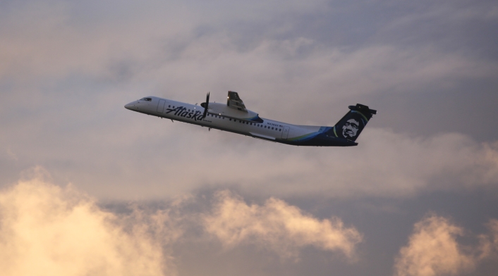 Avión de Alaska Airlines Bombardier Dash 8 Q400