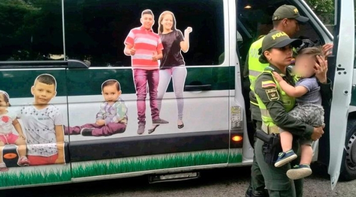 Policía de Cúcuta recata niño abandonado Policía rescata niño abandonado