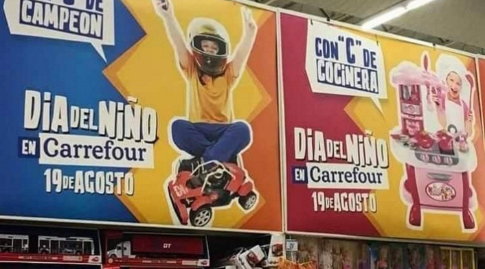 Imagen de la campaña publicitaria de Carrrefour