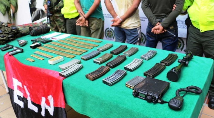 Entre los detenidos se encuentra un cabecilla, identificado con el alias de 'Pichón'.