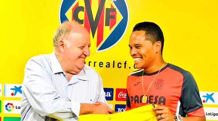 Carlos Bacca presentado como fichaje del Villarreal