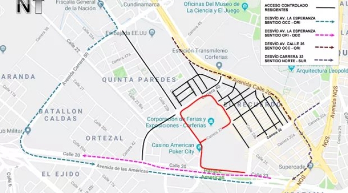 Cierres en Corferias por consulta anticorrupción
