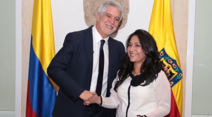 Claudia Puentes y Enrique Peñalosa