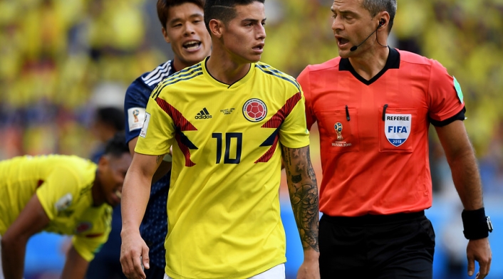 James Rodríguez, jugador de la Selección Colombia