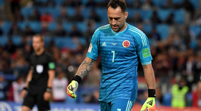 David Ospina con la Selección Colombia durante su participación en Rusia 2018