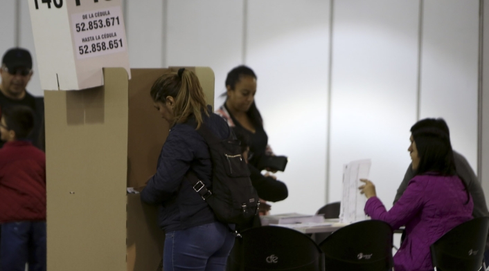 Votaciones de la consulta anticorrupción en Corferias