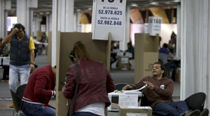 Votaciones de la consulta anticorrupción en Corferias