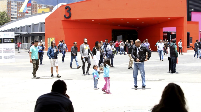Votaciones de la consulta anticorrupción en Corferias