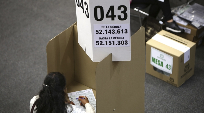 Votaciones de la consulta anticorrupción en Corferias