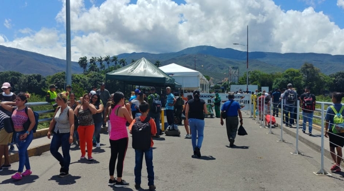 Zona de frontera entre Colombia y Venezuela