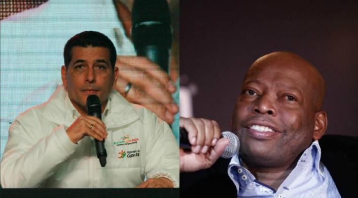 Dumek Turbay y Faustino Asprilla Dumek Turbay y Faustino Asprilla