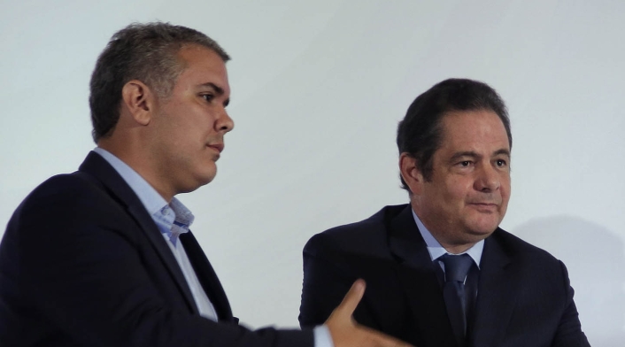 Iván Duque y Germán Vargas Lleras se enfrentaron en la campaña por la Presidencia Iván Duque y Germán Vargas Lleras se enfrentaron en la campaña por la Presidencia