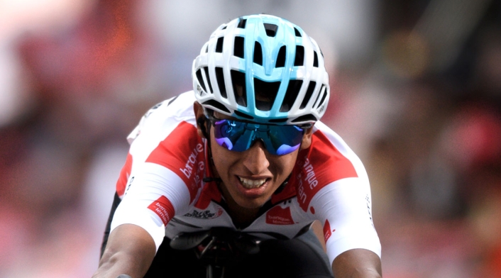 Egan Bernal, ciclista del Team SKY que se perderá la Vuelta a España