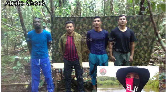 Secuestrados en poder del ELN