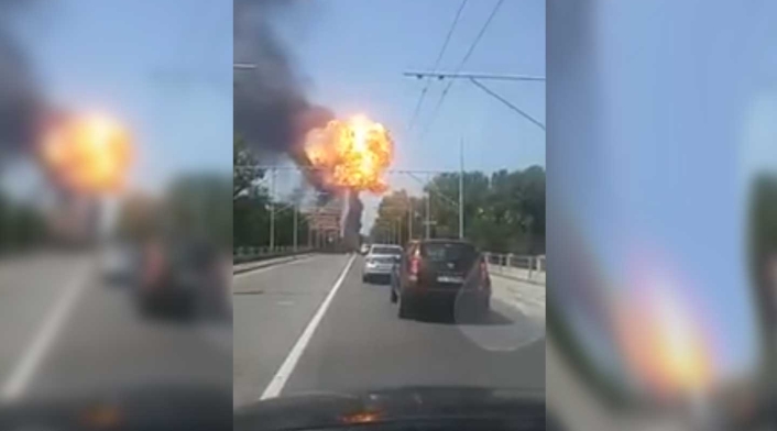 Explosion en Bolonia, Italia