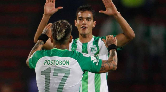 Felipe Aguilar, lesionado con Atlético Nacional en el partido ante Alianza Petrolera