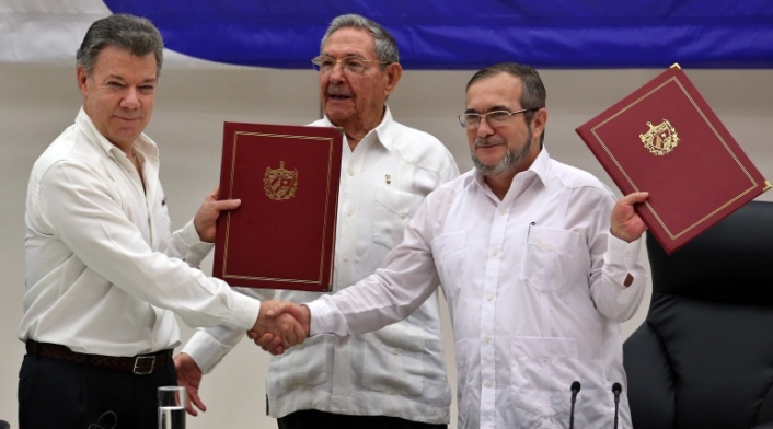 Firma de la paz