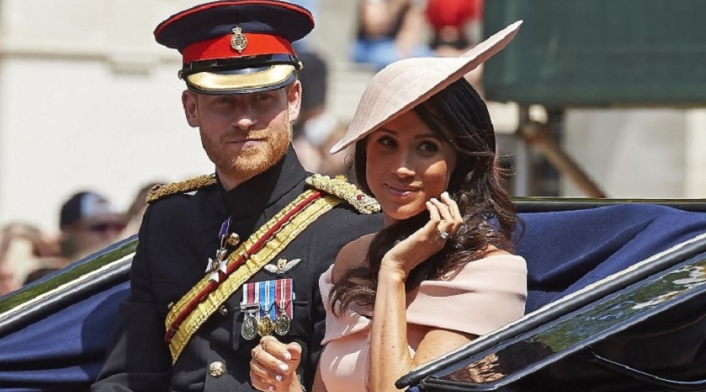 Meghan Markle y el príncipe Harry