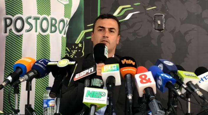 Juan David Pérez, presidente de Atlético Nacional