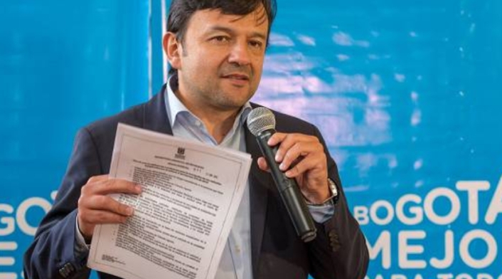 El secretario de Movilidad Juan Pablo Bocarejo